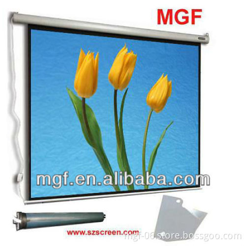Electric Projection Screen/Motorised Wall Mount Projector Screen with 12V Trigger